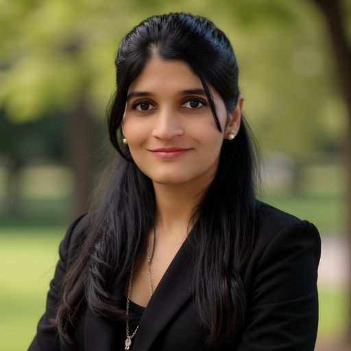 A headshot image of Tusheena Garg