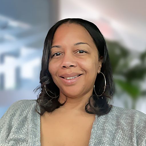 A headshot image of April Lewis-Carter